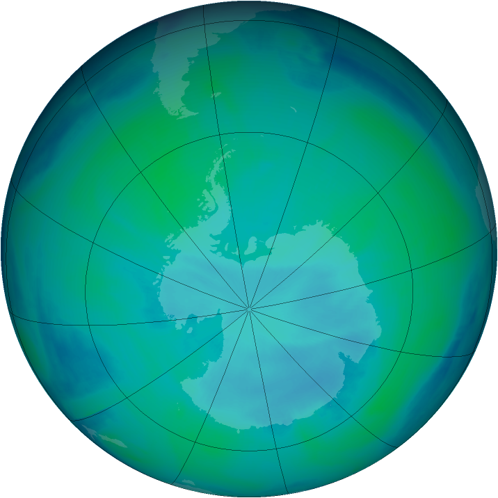 Ozone Map 2006-12-27